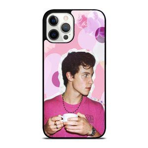 Shawn Mendes Cute PInk and Purple Background iPhone Case